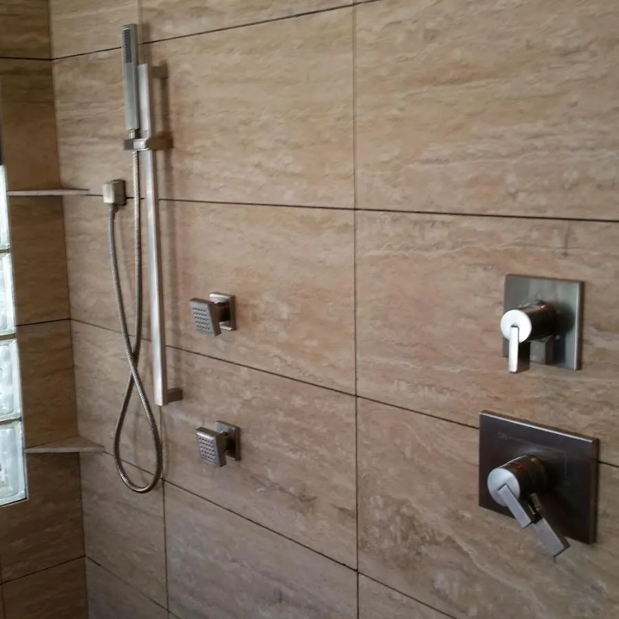 Shower fixture installation for Water Heater Replacement in Hamilton